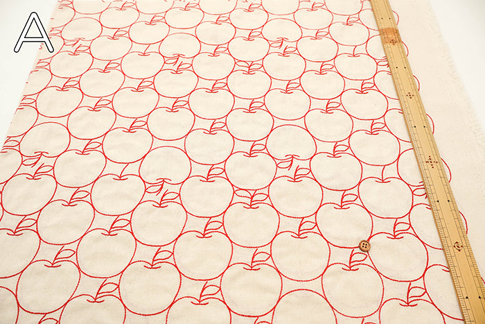 Made in China Cotton Sheeting Embroidered Fabric - Apple - nomura tailor