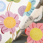 C/L Canvas Printed Fabric - Flowers - nomura tailor