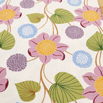 C/L Canvas Printed Fabric - Flowers - nomura tailor