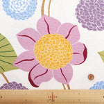 C/L Canvas Printed Fabric - Flowers - nomura tailor