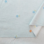 Made in China Cotton 5oz Soft Denim Embroidered Fabric マーガレット - nomura tailor