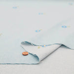 Made in China Cotton 5oz Soft Denim Embroidered Fabric マーガレット - nomura tailor