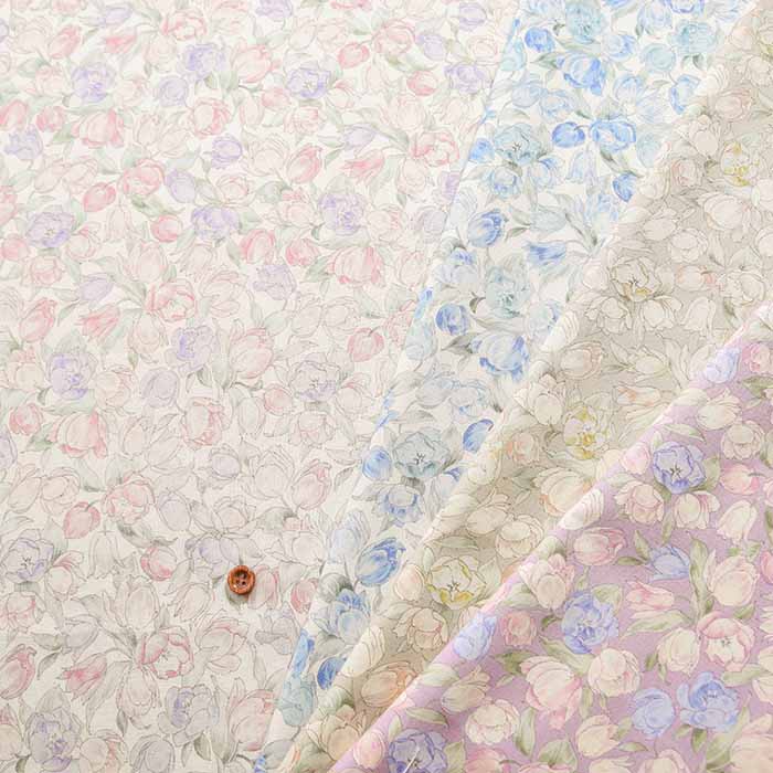 Cotton broadcloth print fabric Marietta - nomura tailor