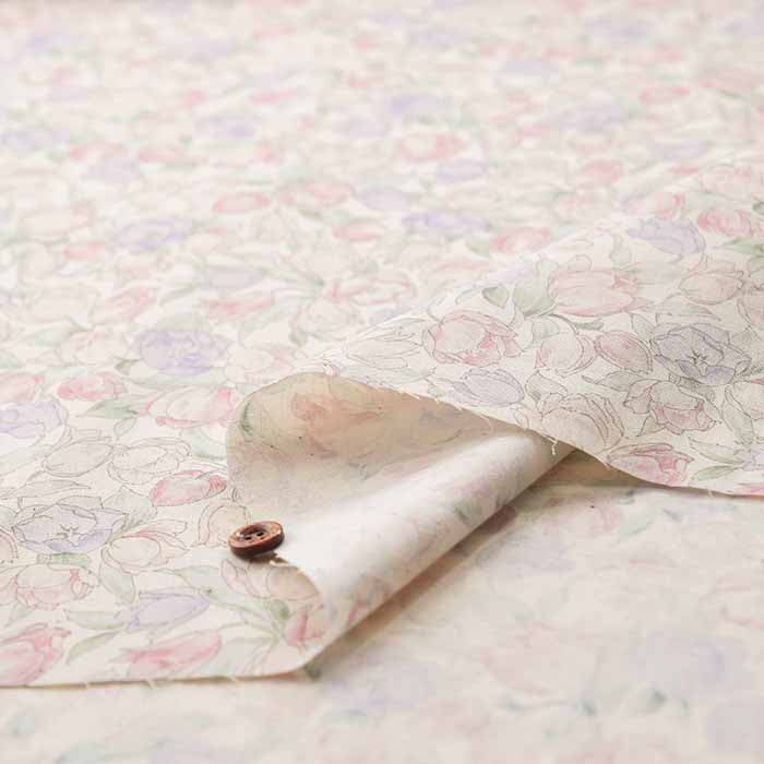 Cotton broadcloth print fabric Marietta - nomura tailor