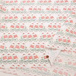 Cotton Broad Broad Printed Fabric Hippo Bicycle - nomura tailor