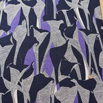 C/L Canvas printed fabric Coloured Lily - nomura tailor