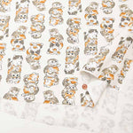 Cotton oxford printed fabric Tsumineko - nomura tailor