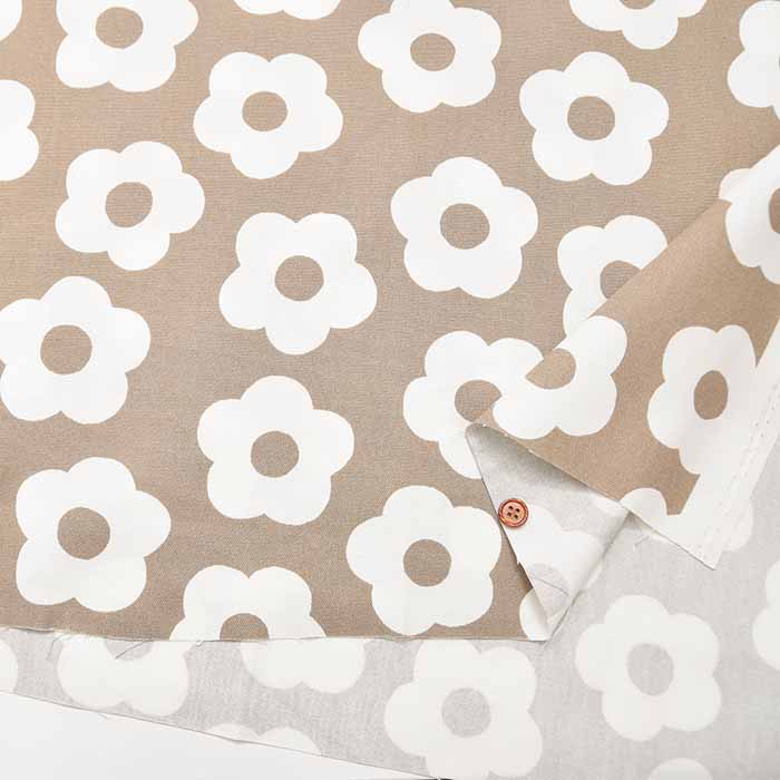 Cotton oxford printed fabric Small Flower - nomura tailor