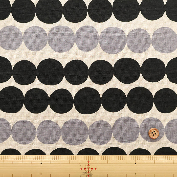 C/L Canvas Printed Fabric - Dot - nomura tailor