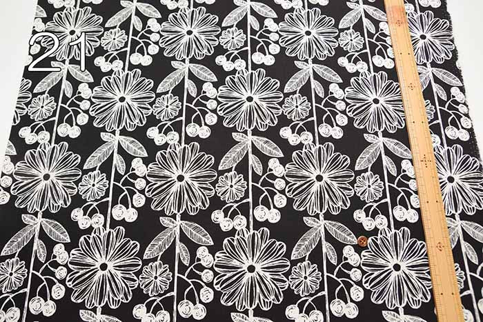 C/L sheeting printed fabric Flower - nomura tailor