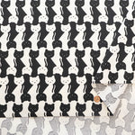 Cotton Oxford Printed Fabric - Cat - nomura tailor