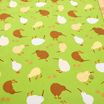 Cotton Oxford Printed Fabric - Kiwi - nomura tailor