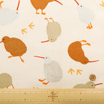 Cotton Oxford Printed Fabric - Kiwi - nomura tailor