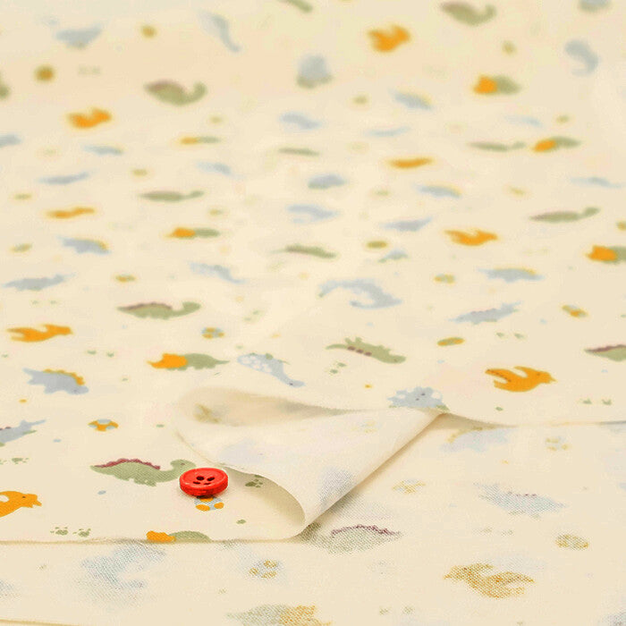 Cotton Double Gauze Printed Fabric - fluffy feeling Cat