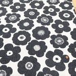 Cotton Oxford Printed Fabric - Flowers - nomura tailor