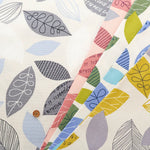 Cotton Oxford Printed Fabric - Leaf - nomura tailor