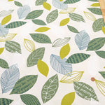 Cotton Oxford Printed Fabric - Leaf - nomura tailor