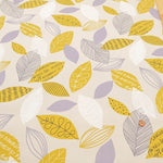 Cotton Oxford Printed Fabric - Leaf - nomura tailor