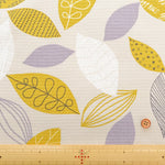Cotton Oxford Printed Fabric - Leaf - nomura tailor