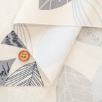 Cotton Oxford Printed Fabric - Leaf - nomura tailor
