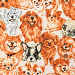 Cotton Ox Print Fabric Real Dog - nomura tailor