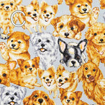 Cotton Ox Print Fabric Real Dog - nomura tailor