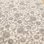 Cotton 10 Canvas Printed Fabric - Flower Bird - nomura tailor