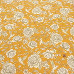 Cotton 10 Canvas Printed Fabric - Flower Bird - nomura tailor