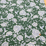 Cotton 10 Canvas Printed Fabric - Flower Bird - nomura tailor
