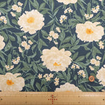 Cotton 10 Canvas Printed Fabric - Flowers - nomura tailor