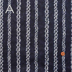 Cotton sheer shibori style printed fabric Stripe Flower - nomura tailor