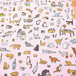 ZERO PER ZERO Cotton Ox Printed Fabric CAT - nomura tailor