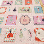 <Patterned Cut>Cotton Muslin Print Fabric Couturiere - Couturière - vol.2 (1 Pattern : Approx.  105cm × 60cm) - nomura tailor