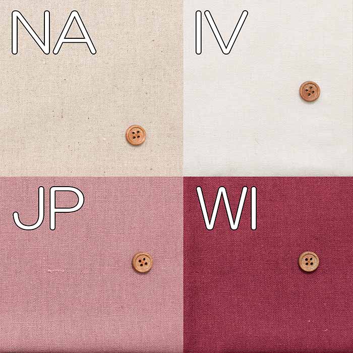 W Woven half linen fabric Solid color - nomura tailor