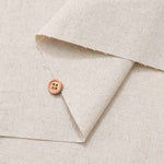 W Woven half linen fabric Solid color - nomura tailor