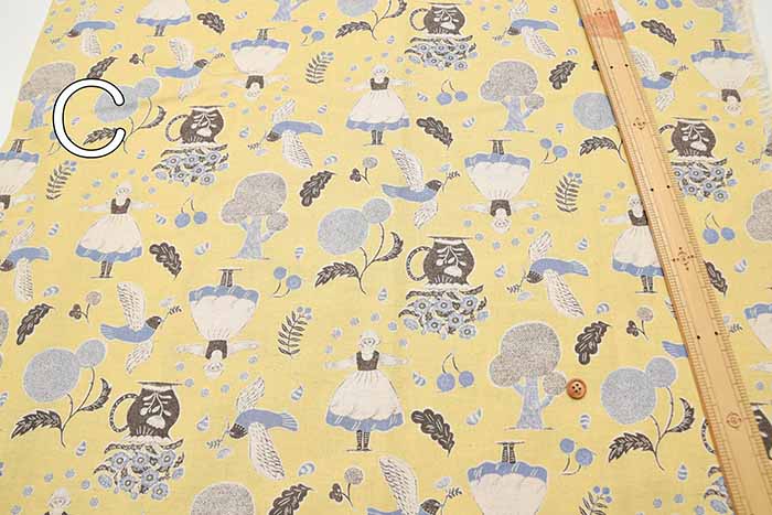 C/L Sheeting Print Fabric SANAE SUGIMOTO "Hummingflower" - nomura tailor