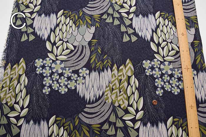 C/L canvas print fabric Bloom bookhou garden - nomura tailor