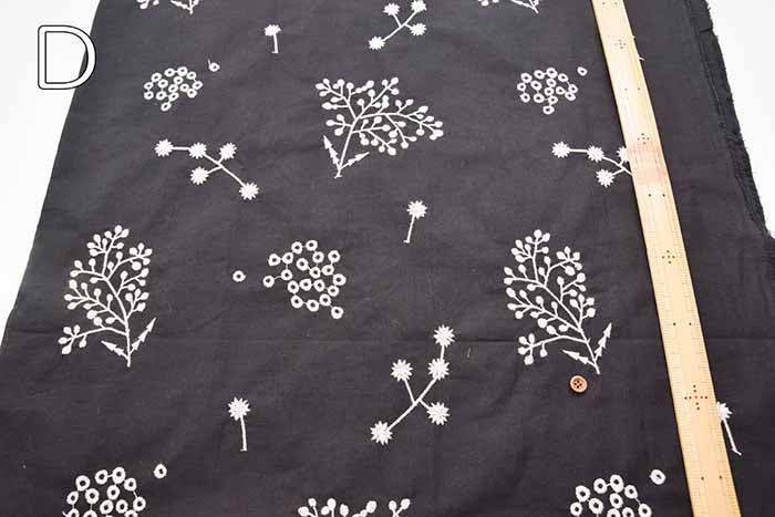 C/L sheeting embroidery fabric echino Botanical made in China - nomura tailor