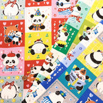 Cotton Oxford Printed Fabric - Stylish Pandas - nomura tailor