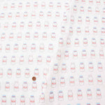 Cotton double gauze printed fabric Milk - nomura tailor