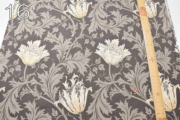 USA Cotton moda EBONY SUITE William Morris Anemone - nomura tailor