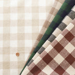 C/L Yarn-dyed Washer Fabric - Gingham Check(Large) - nomura tailor
