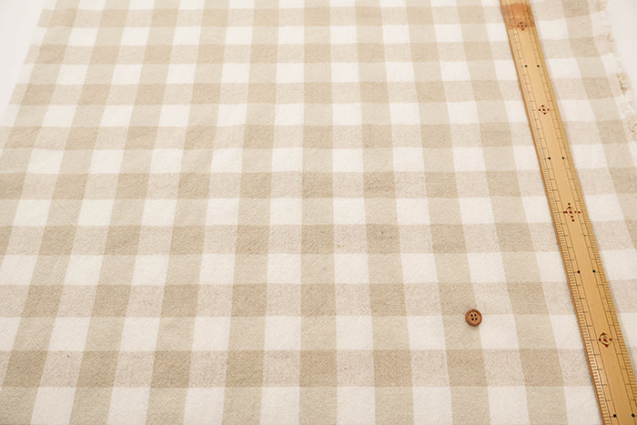C/L Yarn-dyed Washer Fabric - Gingham Check(Large) - nomura tailor