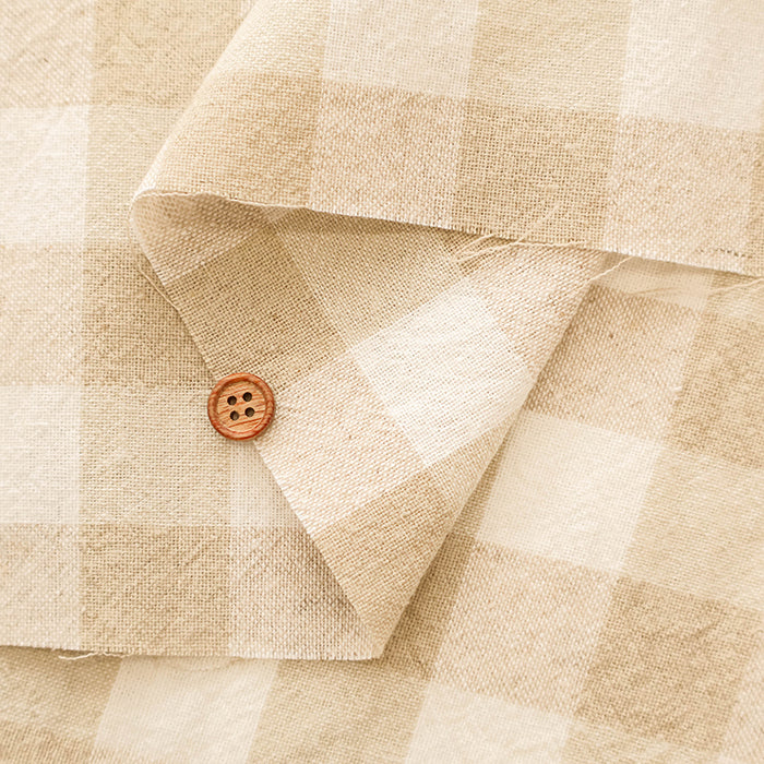 C/L Yarn-dyed Washer Fabric - Gingham Check(Large) - nomura tailor