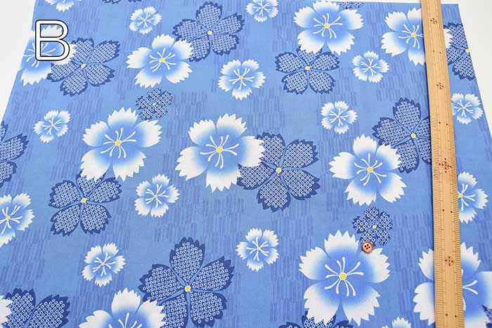 Cotton sheeting printed fabric Fushiko - nomura tailor