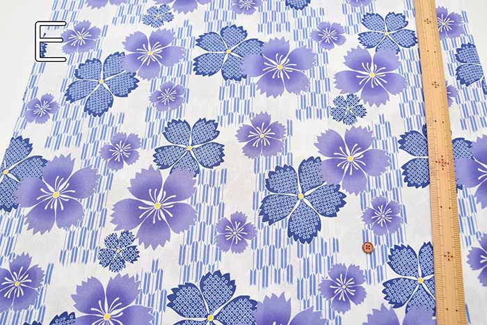 Cotton sheeting printed fabric Fushiko - nomura tailor