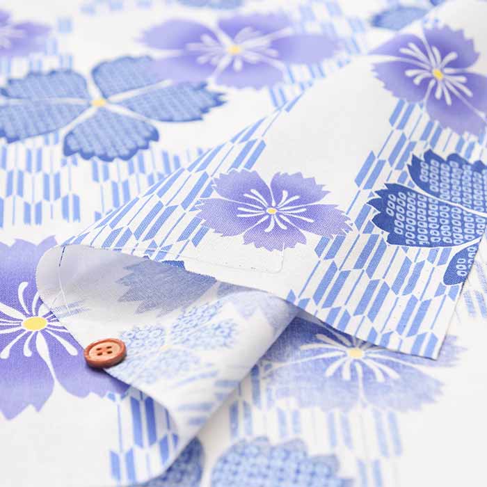 Cotton sheeting printed fabric Fushiko - nomura tailor