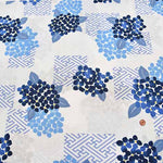 Cotton sheeting printed fabric Hydrangea - nomura tailor