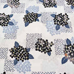 Cotton sheeting printed fabric Hydrangea - nomura tailor