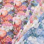 Cotton 60 loan print fabric flower flower 3 - nomura tailor